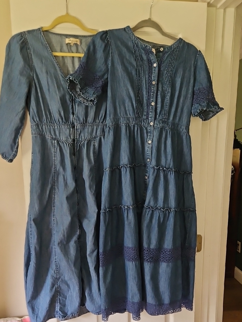 ✨ Denim Midi Dress Bundle ✨  Gap x LoveShackFancy + Madewell | Sizes Small & 2
